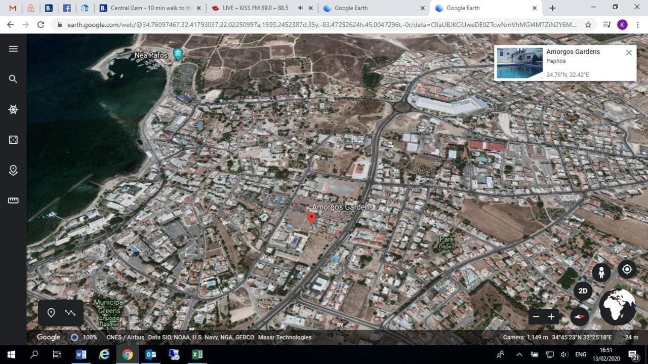 דירות Paphos Central Gem - 10 Min Walk To The Sea, Harbor And Mall מראה חיצוני תמונה